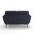 Carolos 58" Round Arms Loveseat-1562670703