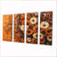Hirsh - Assortiment de bouquets muraux - Art mural traditionnel pour le salon-2101197023-2101197011