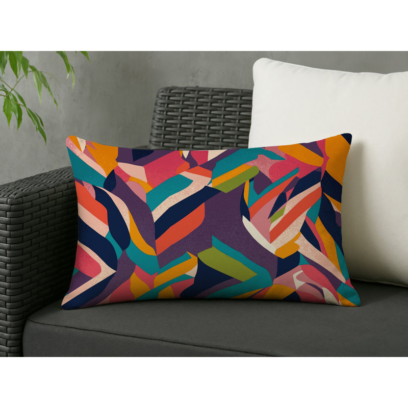 Coussin intérieur et extérieur Luminous Vortex, Rectangle 18"H x 25"W