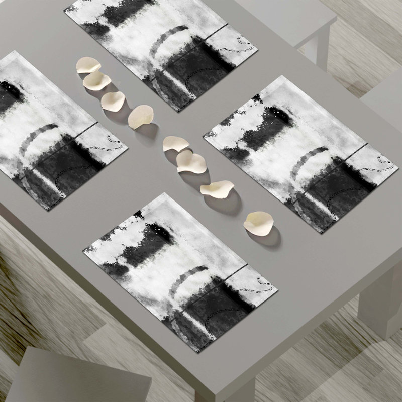 Napperon abstrait en polyester