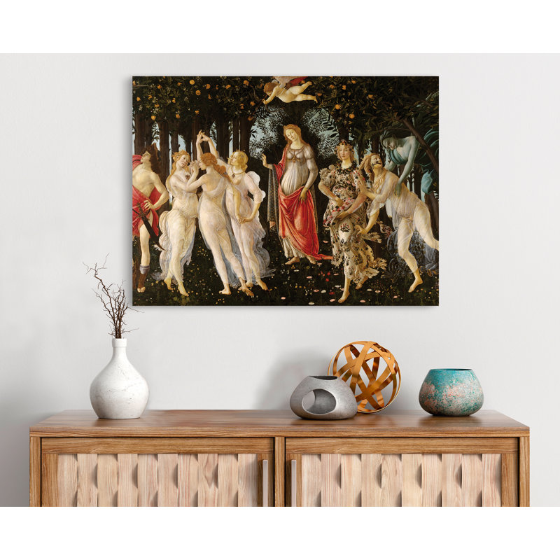 The Spring by Sandro Botticelli - Wrapped Canvas Print, 70cm H x 100cm W x 4cm D