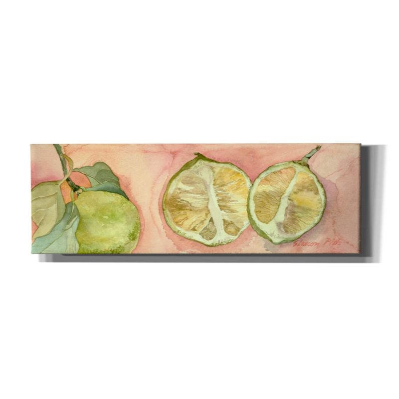 Sur toile, H 12 po x l 36 po x P 1,5 po