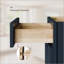 Armoire de base bleu marine Shaker avec porte et tiroir à fermeture en douceur, tablette réglable pour un rangement efficace dans la cuisine, la salle de bain, la buanderie et le garage-2096134726