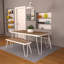 Allie 4 - Person Patio Dining Set with Rectangular Table-424822446