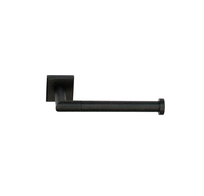 Ripple Wall Mounted Toilet Paper Holder, Black