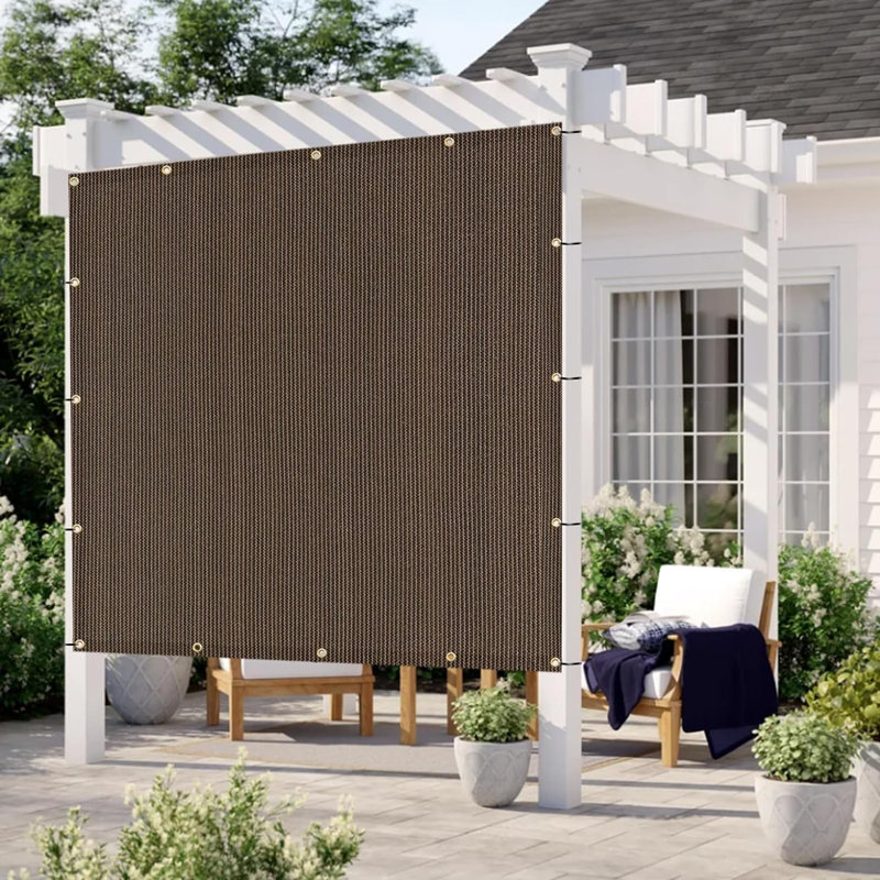 4'x6' LOVE STORY Hanging curtain, Brown