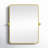 Bellatrix Metal Rectangle Wall Mirror-227436448