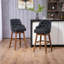 Versatile Set of 2 Swivel Bar Stools with Sturdy Construction and Comfortable Seating