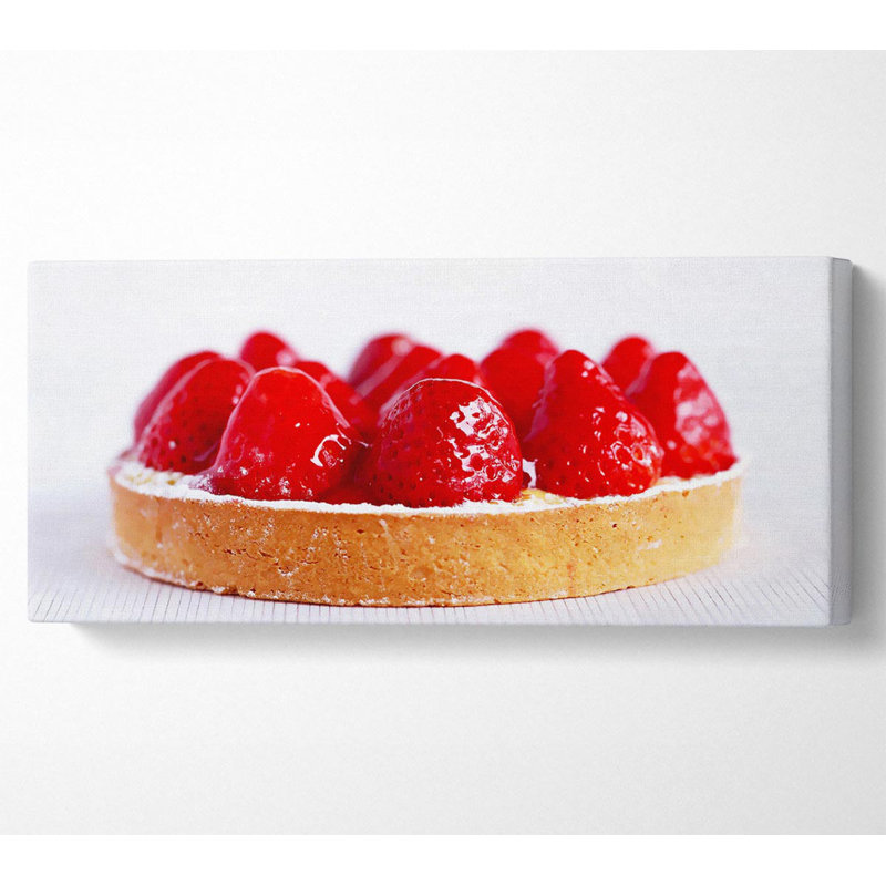 Strawberry Tart - Wrapped Canvas Panoramic Print, 50.8cm H x 121.9cm W x 10cm D