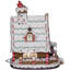Maison pain d’épicee de noël éclairée