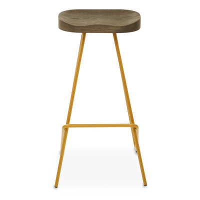 Counter Stool with Metal Frame