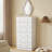  Large 7-Drawer Storage Cabinet With Sturdy Construction Wood Storage Organizer For Closet-2108874942