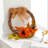 Faux Lighted Plastic 35cm Wreath
