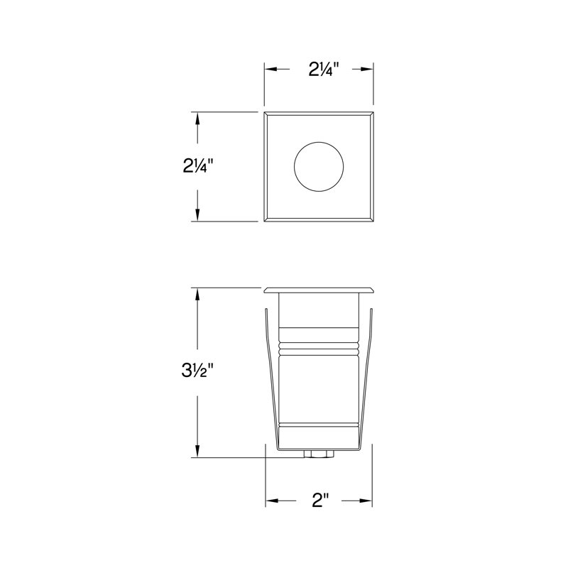 12V Integrated LED Stainless Steel Round Wall Light with Tilted Illumination