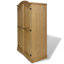 Lonepine 2 Door Solid Wood Wardrobe