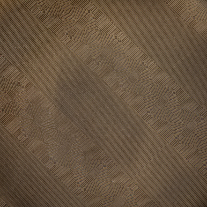 Luca Hand Etched Brass and Nickel Serving Tray