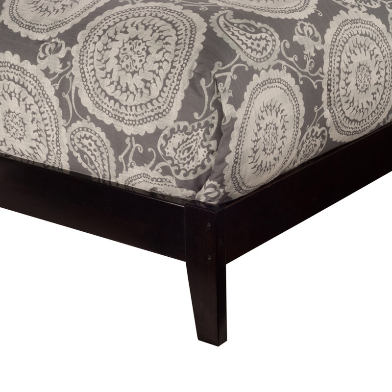 Kindig Low Profile Foundation Bed, King, Espresso