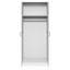 Armoire-penderie avec tringle, blanche