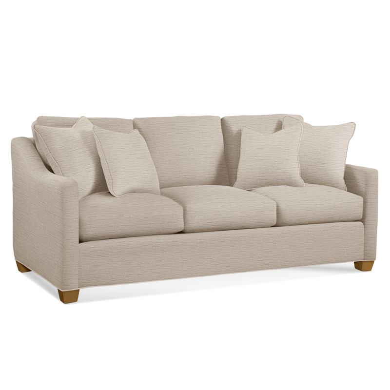 Oliver Sofa, Havana Finish, Brown Geometric, 0456-33