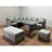 Chablis 9 Seater Corner Sofa Dining Set With Storage Bench With Rain Cover