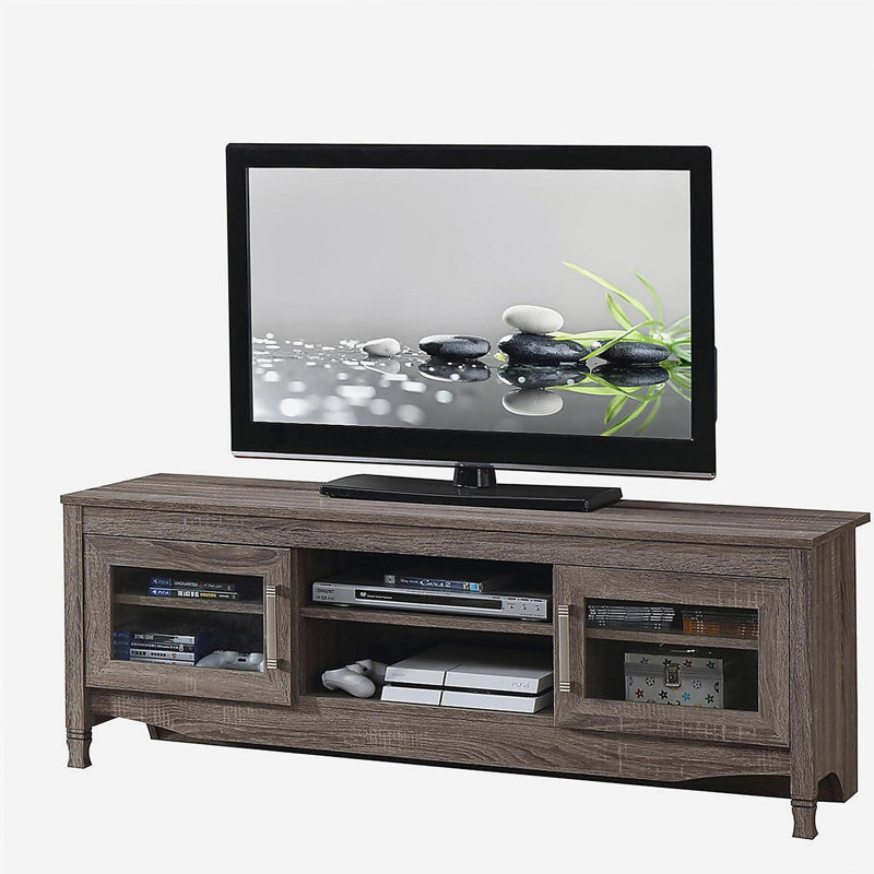 Meuble télé gris en bois flotté