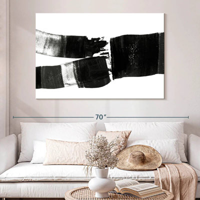 Avery brossé abstrait
