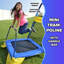 Portique à balançoire et glissade / trampoline en métal Almansor