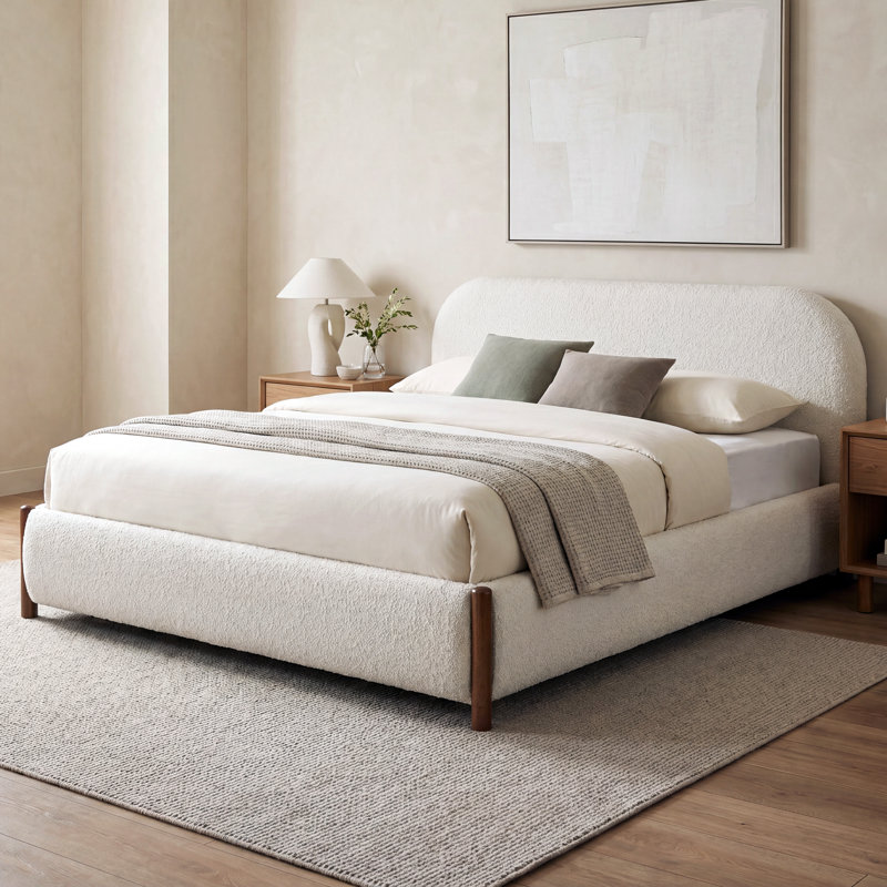 Valencia Upholstered Platform Bed, King