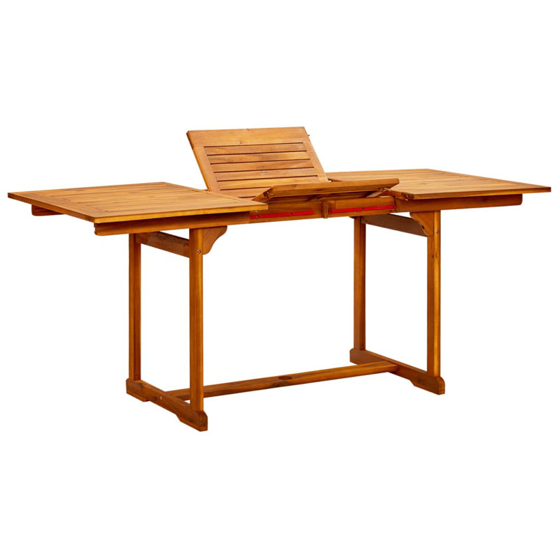 Stewart Extendable Wooden Dining Table, 75cm H x 170cm W x 80cm D
