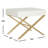 Cayce Faux Leather Ottoman