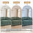 Helton Oversized Upholstered Green Faux Rabbit Fur Flannel Sleeper Sofa Bed Lounge sofa with Armrests & Throw Pillows-478123835