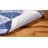 Salerna Micro-Loop Hand Tufted Wool/Cotton Oriental Rug in Ivory/Blue-26609277