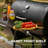 Royal Gourmet 28" Barrel Charcoal Grill with Offset Smoker and Cover