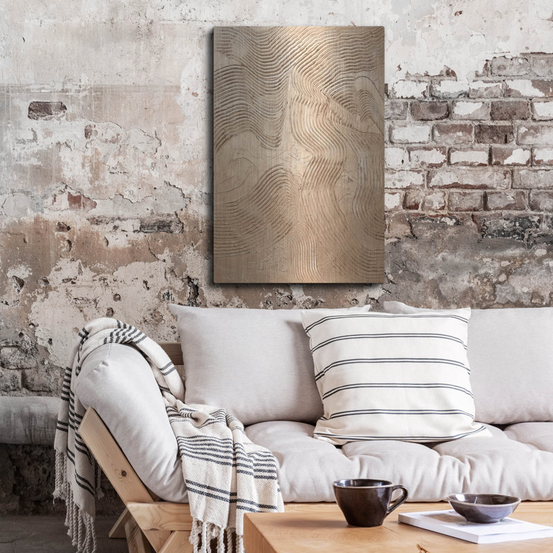 «Metallic - Copper» par Design Fabrikken, art mural en métal, H 36 po x l 24 po