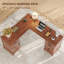 Bureau en L 67 po Farmhouse-2120368735