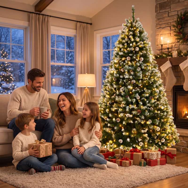 6 H Christmas Tree, 7.5ft
