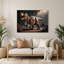 «Dinosaur Acrocanthosaurus», art mural en métal brun-487341722-501943251