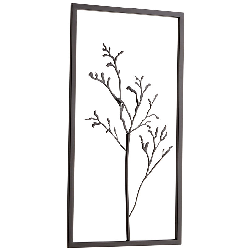 Arbre Trois Traditional Wall Decor on Metal