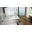 Baignoire de trempage encastrée / encastrée en acrylique 66 po x 36 po Elara®