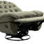 Fauteuil inclinable pivotant à 360 ° Chenille