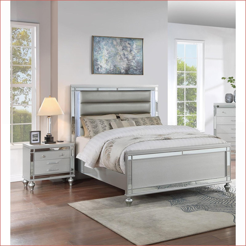 Table de chevet Classic Luxury Chargement sans fil