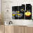 " Zen Dewy Candle " 3 Piece Art Print-1851166215