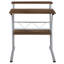 Computer Desk with Top and Lower Storage Shelves-1868517823