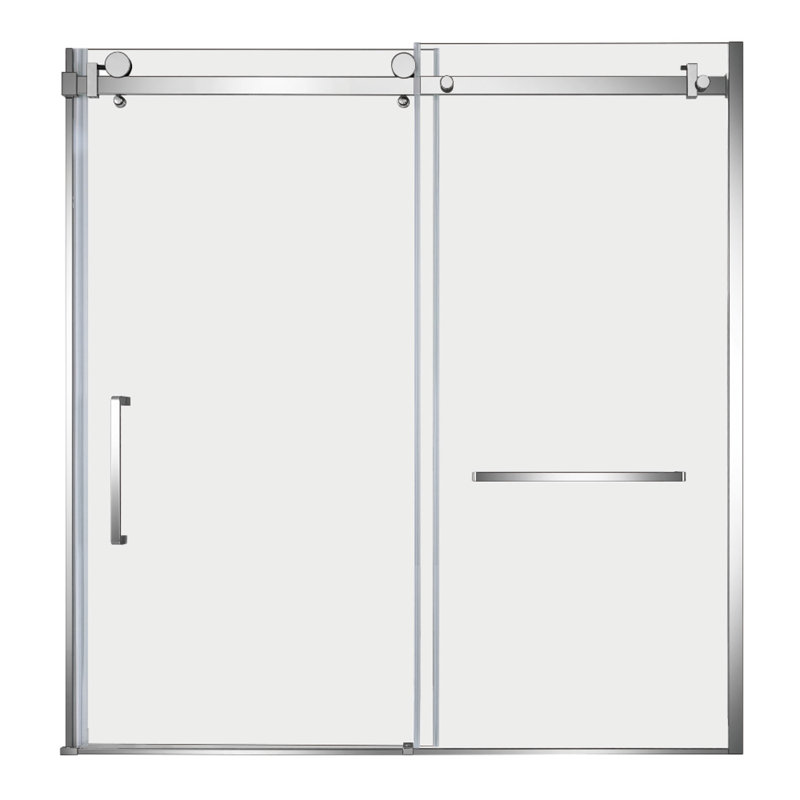 Kingston Brass Tur 60 X 60 Tub Door, Silver, Left Opening
