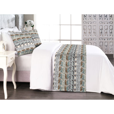 Ensemble de chemin de lit Ambesonne Exotic