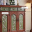 Banc de rangement en bois manufacturé brun