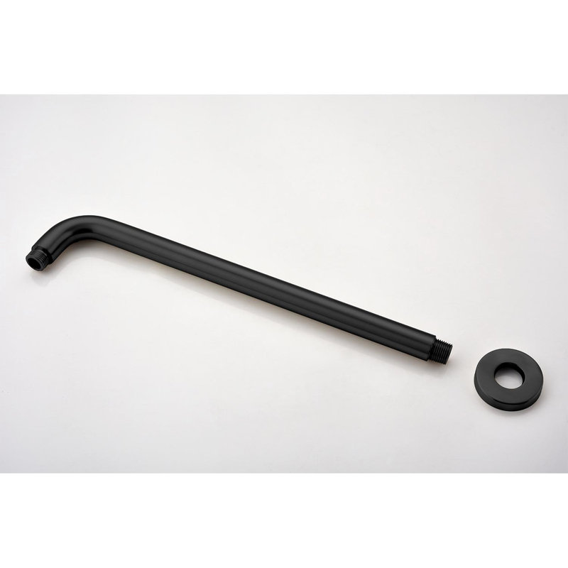 Bathroom Wall Mounted Shower In Matte Black - Crafted With Quality Brass And Stainless Steel, Matte Black