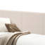 Lit double avec lit gigogne - Construction et apparence élégante - Revêtement rembourré - Espace de repos confortable - Optimisation de l'espace