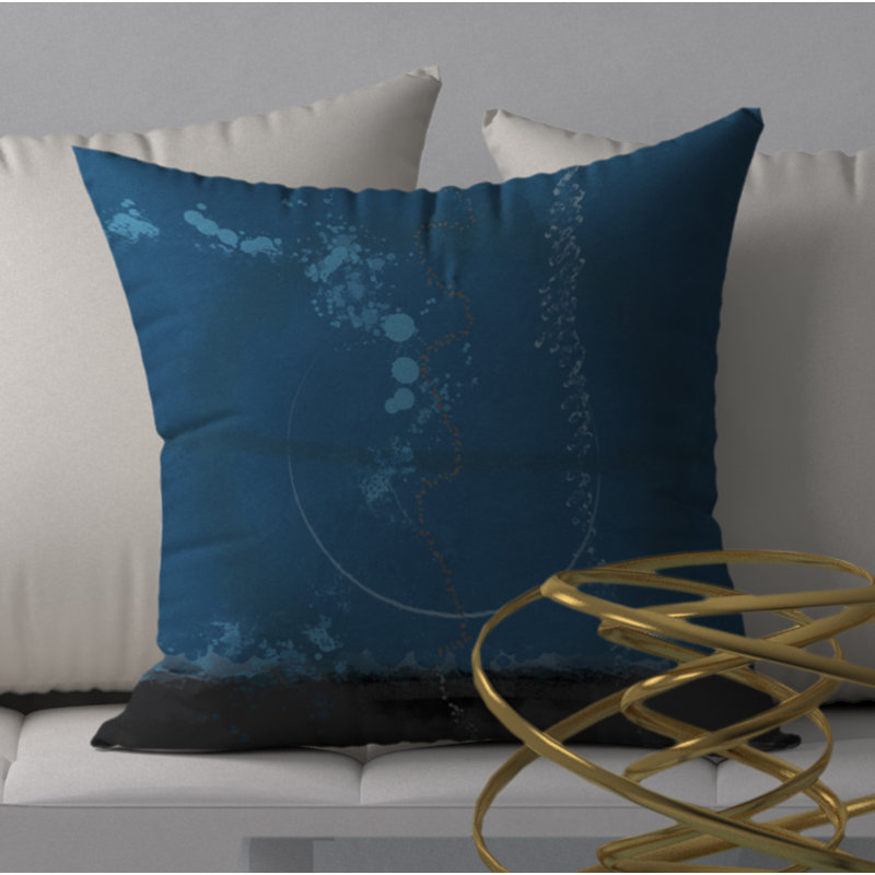 Housse de coussin carrée irrésistible supersonique/insert, 18 po x 18 po