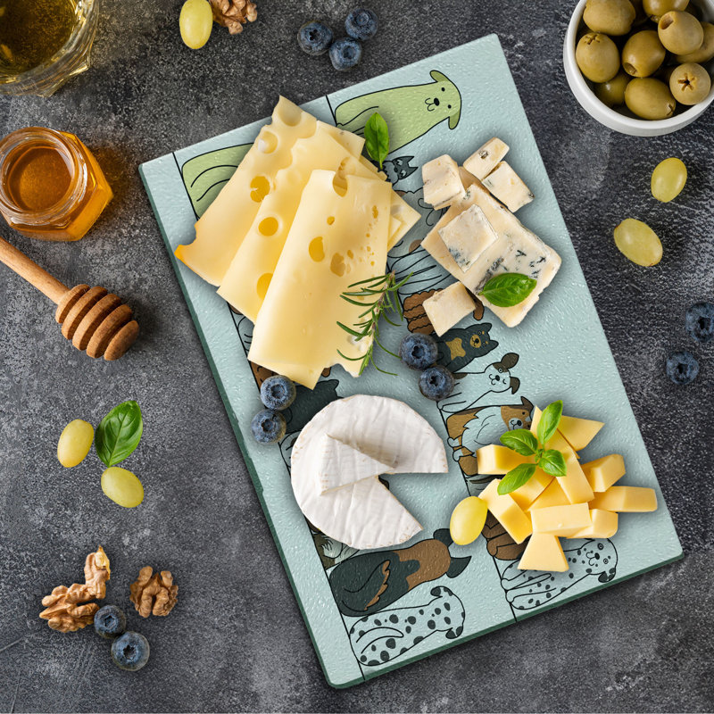 Planche à découper en verre trempé Ambesonne